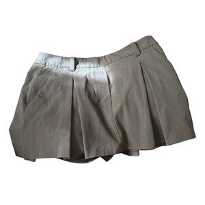 Zara Gray Women's Plead mini Skirt